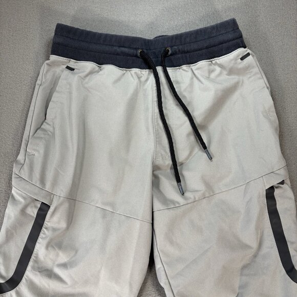 Under Armour HeatGear Sportstyle Elite Cargo Pants Mens M Gray Joggers Techwear - Picture 2 of 16